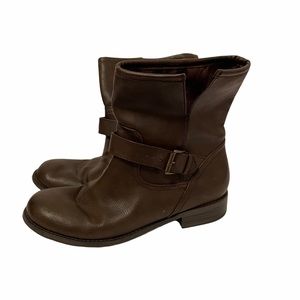 Women’s Moto Ankle Bootie Boots Size 10